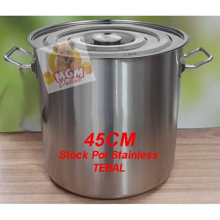 JUMBO 68L Stockpot 45CM stock pot stainless SUPER seTEBAL Zebra stock