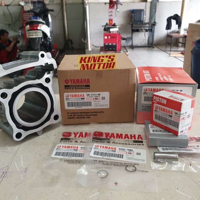 BLOK SEHER, PISTON KIT JUPITER MX ASLI YAMAHA