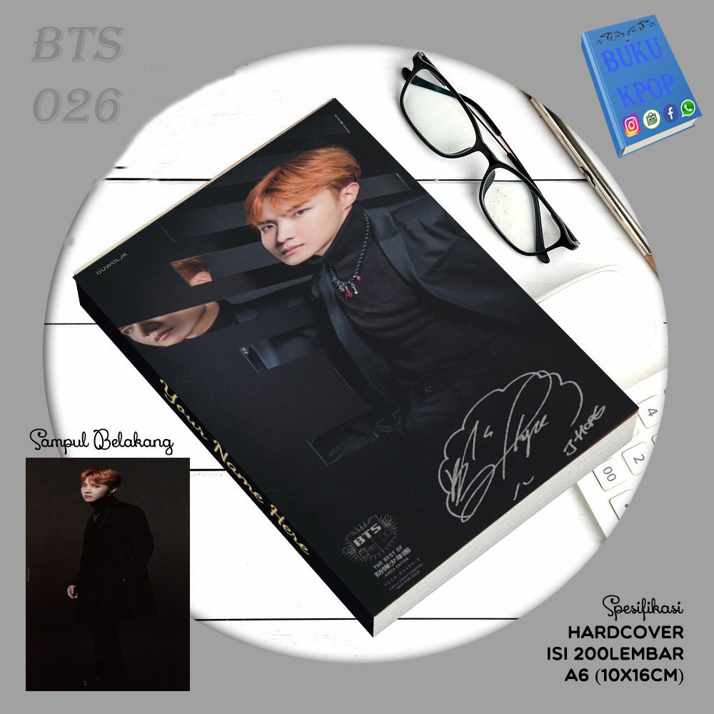 Buku Tulis Kpop Notebook Bts The Best Shopee Indonesia