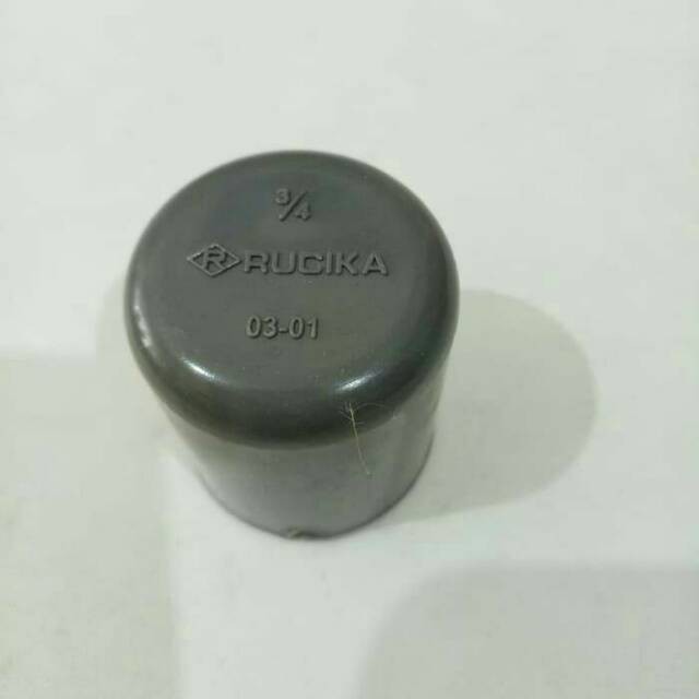 Dop / Cap Pipa 3/4" Rucika / Tutup Pipa 3/4" Rucika AW
