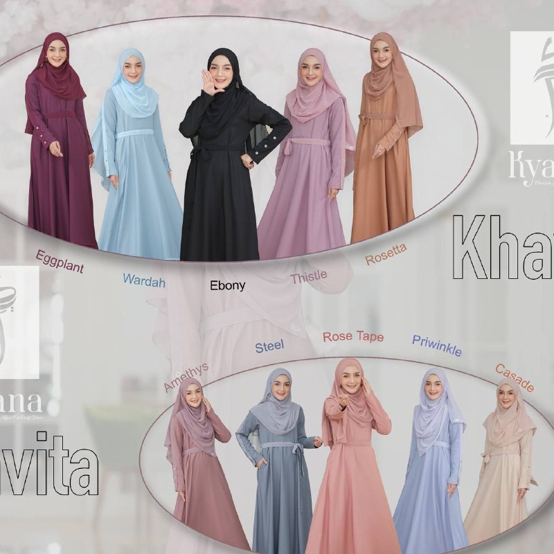 [ TERMURAH ] GAMIS PREMIUM khavita by kyana