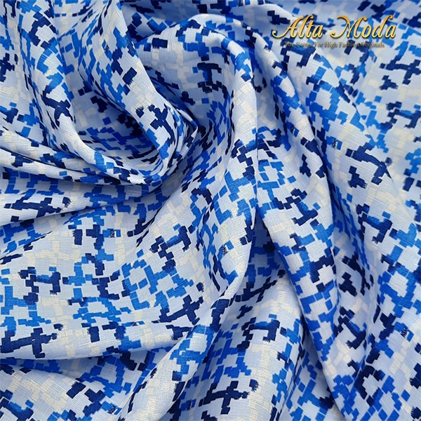 

Alta Moda Linen Motif Fancy Abstract Biru Kain (1 M)
