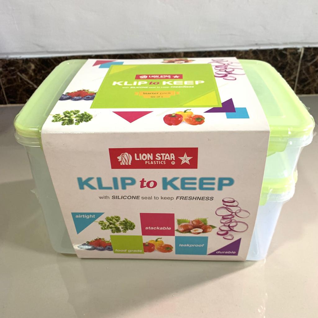 Klip To Keep Lion Star ( SET ISI 3 PCS ) Toples Plastik
