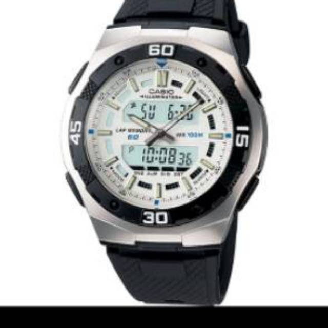 Casio AQ164W AQ-164W jam Pria original