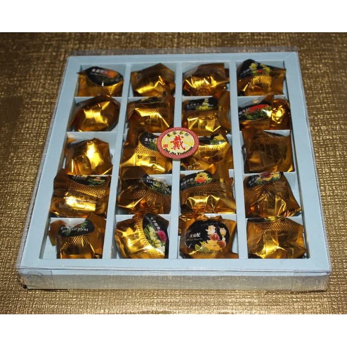 

Blooming tea / teh bunga mekar 20 varian Gold Packing 1 Paket 20pcs - tth1344