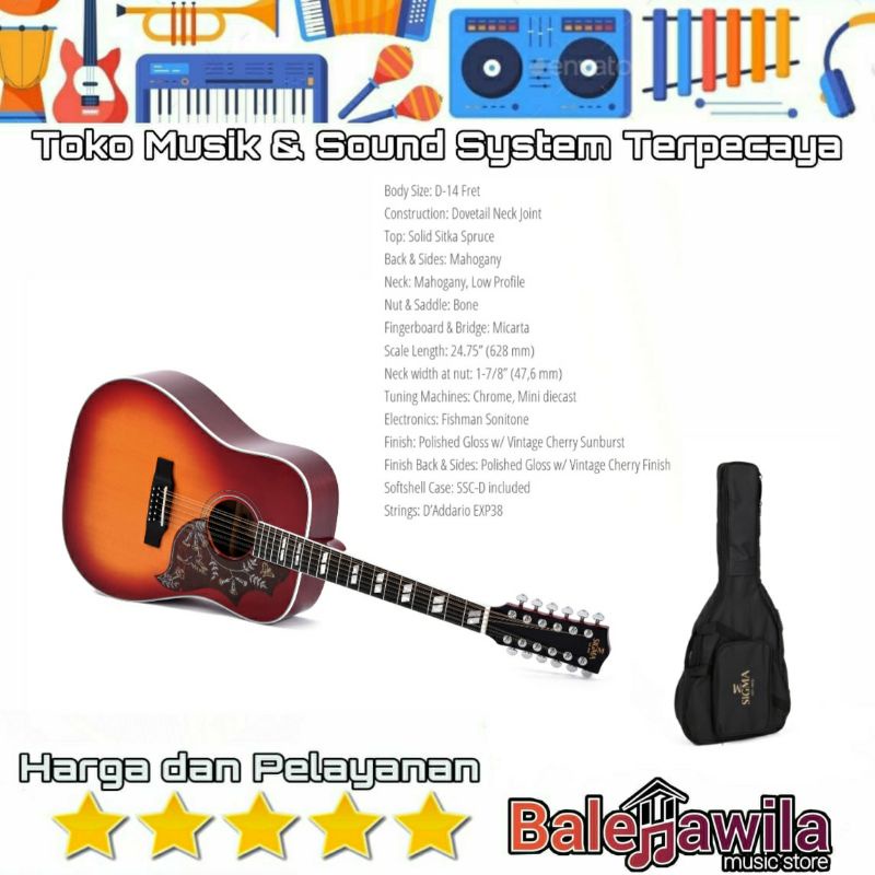 Gitar Sigma DM12-SG5 Guitar Sigma DM12 SG5