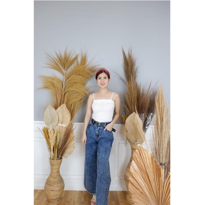 AFI - MC - Abigail Fringe Kulot Jeans Anti Ngatung