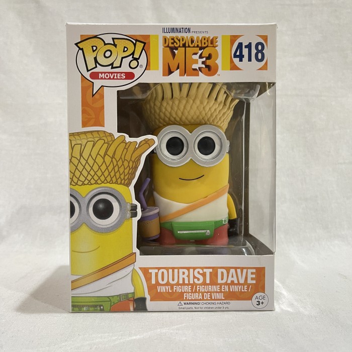 FIGURE POP DESPICABLE ME 418 TOURIST DAVE