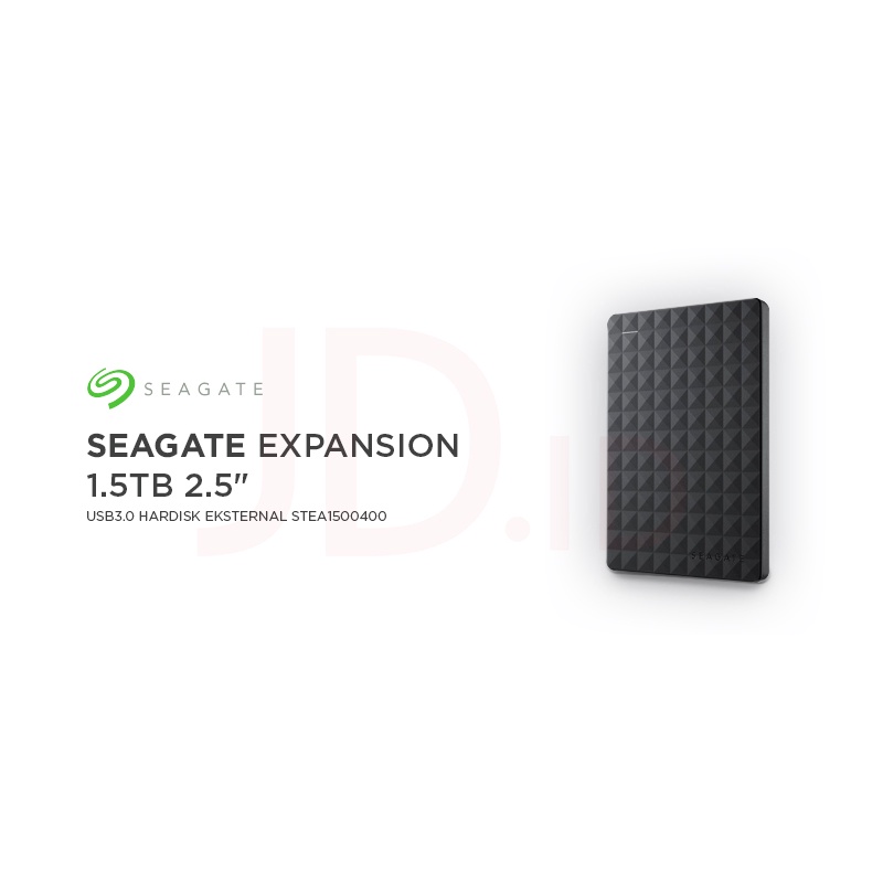 SEAGATE Hardisk Eksternal 1.5TB 2.5&quot; Usb3.0 STEA1500400 - Black