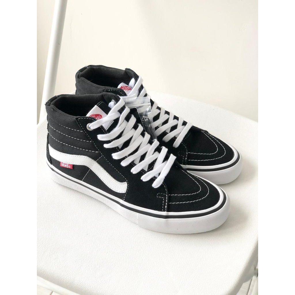Vans Sk8 Hi Pro Black White