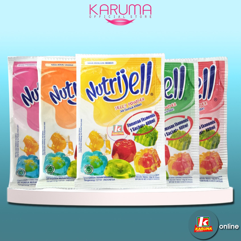 

NUTRIJELL JELLY POWDER 10GR ANEKA VARIAN