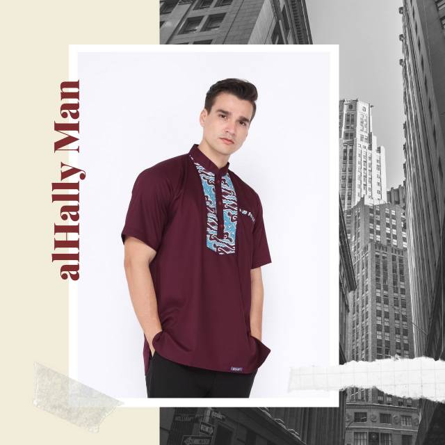 Koko Katun Dewasa ALHALLY Batik