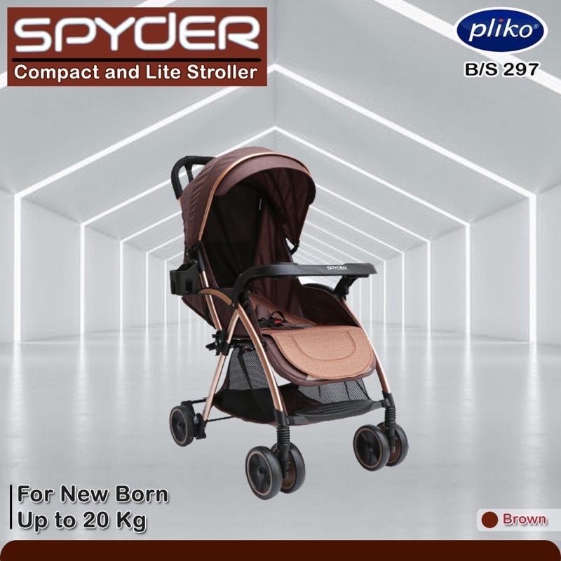 Stroller Pliko Spyder 297 NEW! Gold Frame