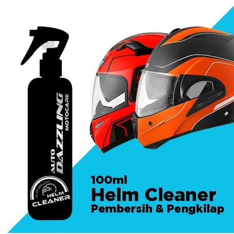 AUTODAZZLING HELM CLEANER PEMBERSIH HELM VISOR &amp; BODY DOFF / GLOSSY EFEK DAUN TALAS BONUS MICROFIBER