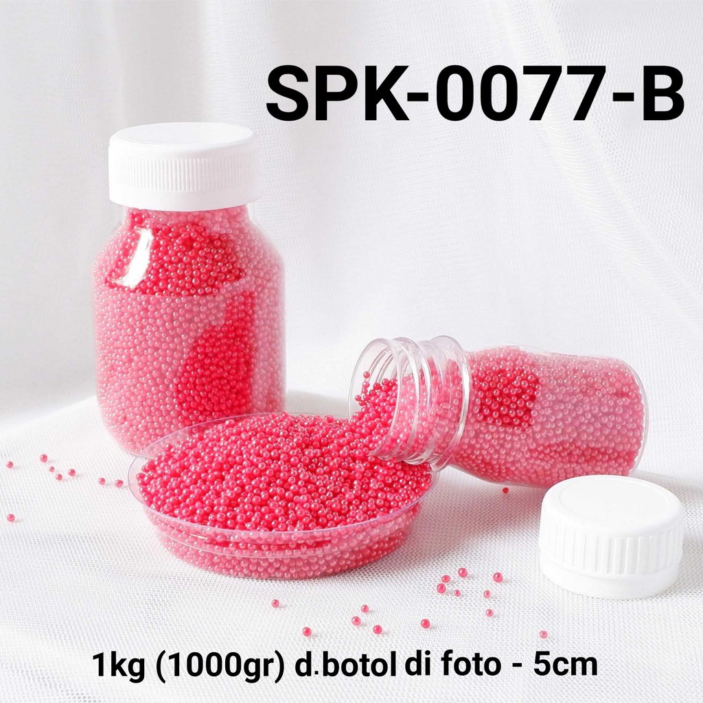 

SPK-0077-B Sprinkles sprinkle sprinkel 1kg 1 kg kilo mutiara merah yamama baking grosir murah sprinkles cake dekorasi mutiara trimit decoration story sprinklestory sprinklesstory sprinkle story yamama baking