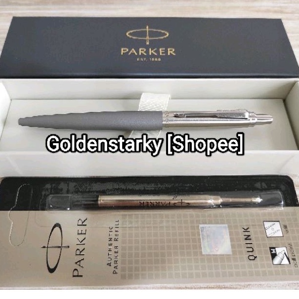 

Paket 1 Klik: 1pcs Parker Jotter XL Matte Colour CT Ballpoint + 1pcs Refill Ballpoint