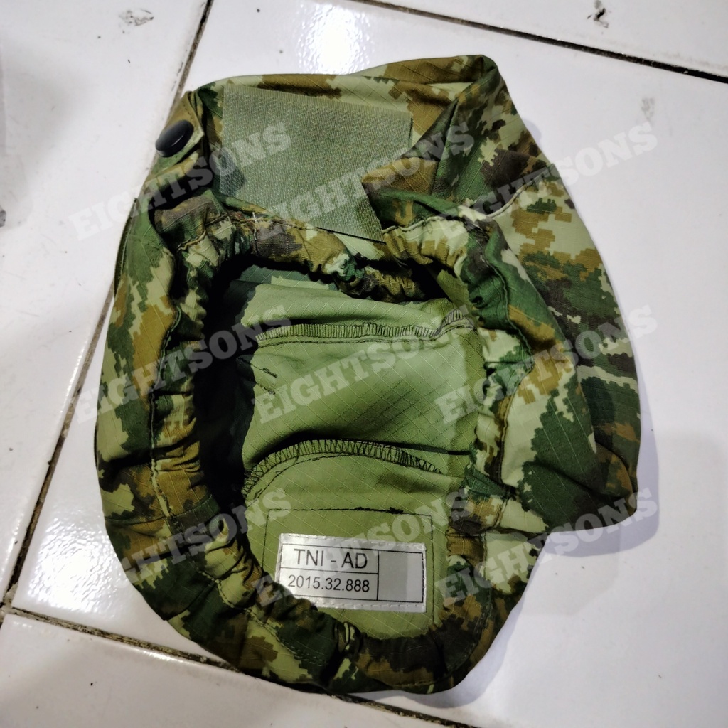 COVER SARUNG SAMARAN HELM Original KOSTRAD JATAH PEMBAGIAN TNI