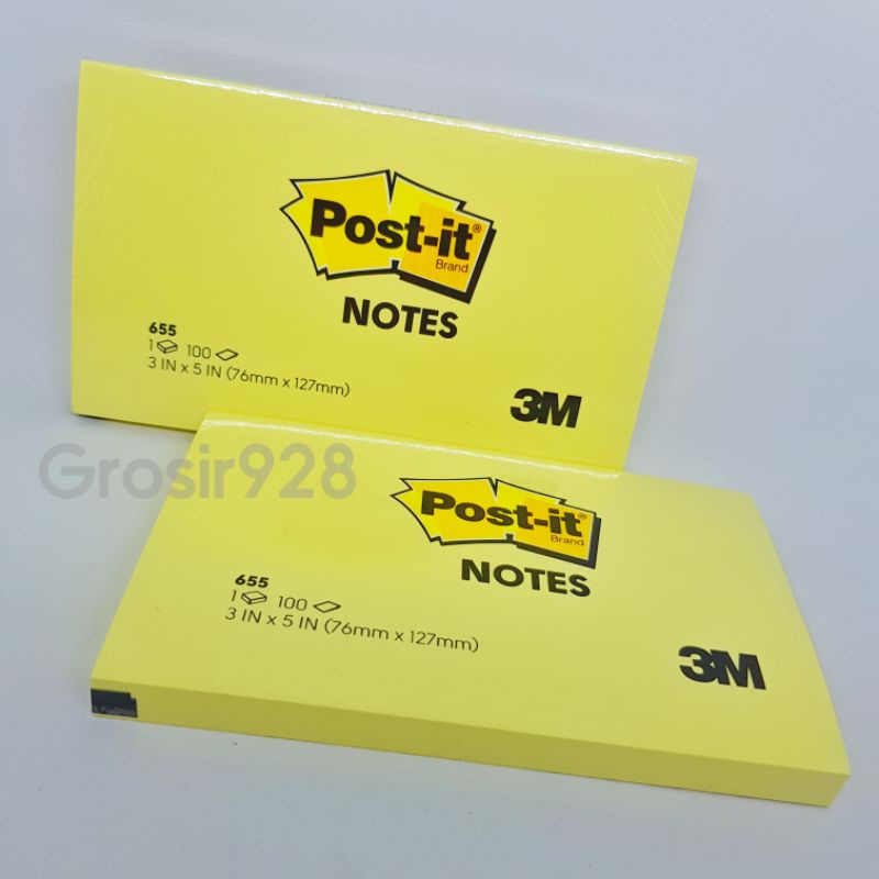 

Memo Stick / Sticky Notes Post It 3M 655 Kuning