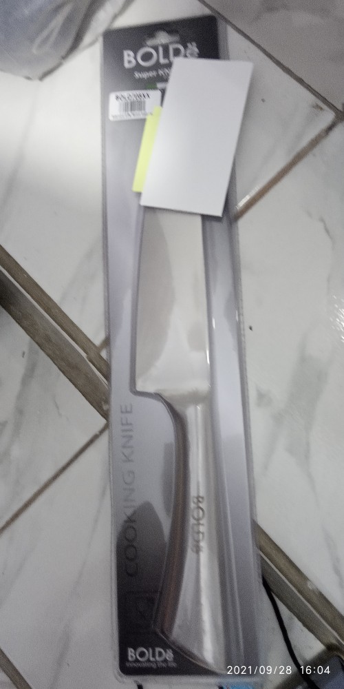 Pisau Dapur Serbaguna Super Titanium Cooking Knife 7,5 Inchi Bolde Ori