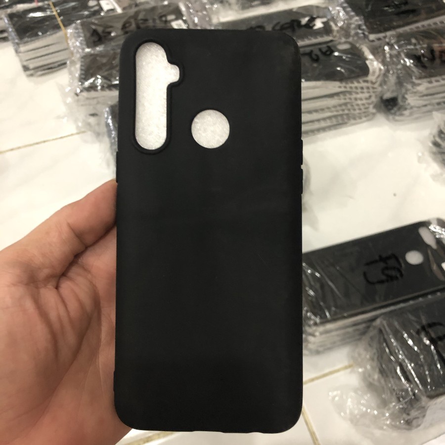 REALME C25Y C21Y 5 5i C3 C11 2020 C12 C15 C17 7i CASE SOFTCASE BLACK MATTE SLIM CASE SILIKON HITAM KARET 3D CASING COVER PELINDUNG BELAKANG C25 Y C21 Y