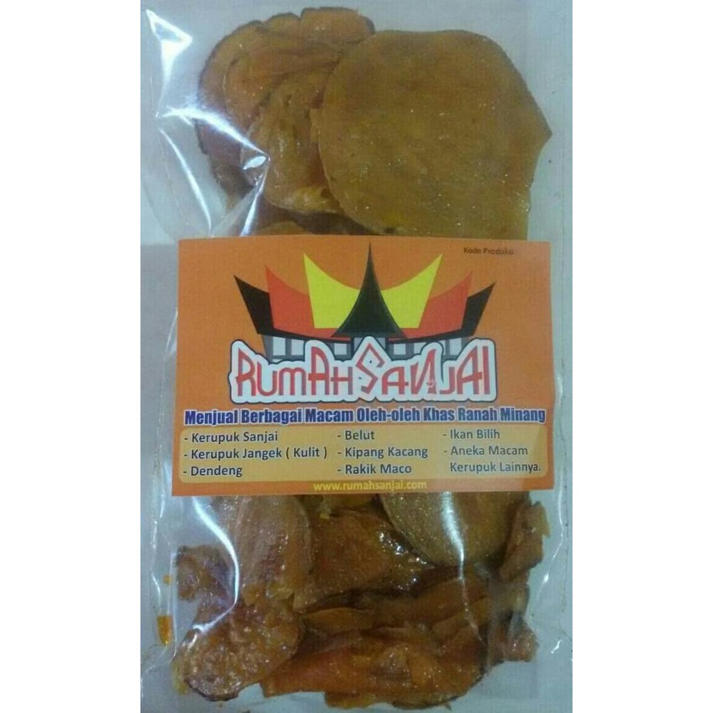 

Makanan Lezat Kerupuk Ubi Basaka 250 Gram Khas Bukittinggi