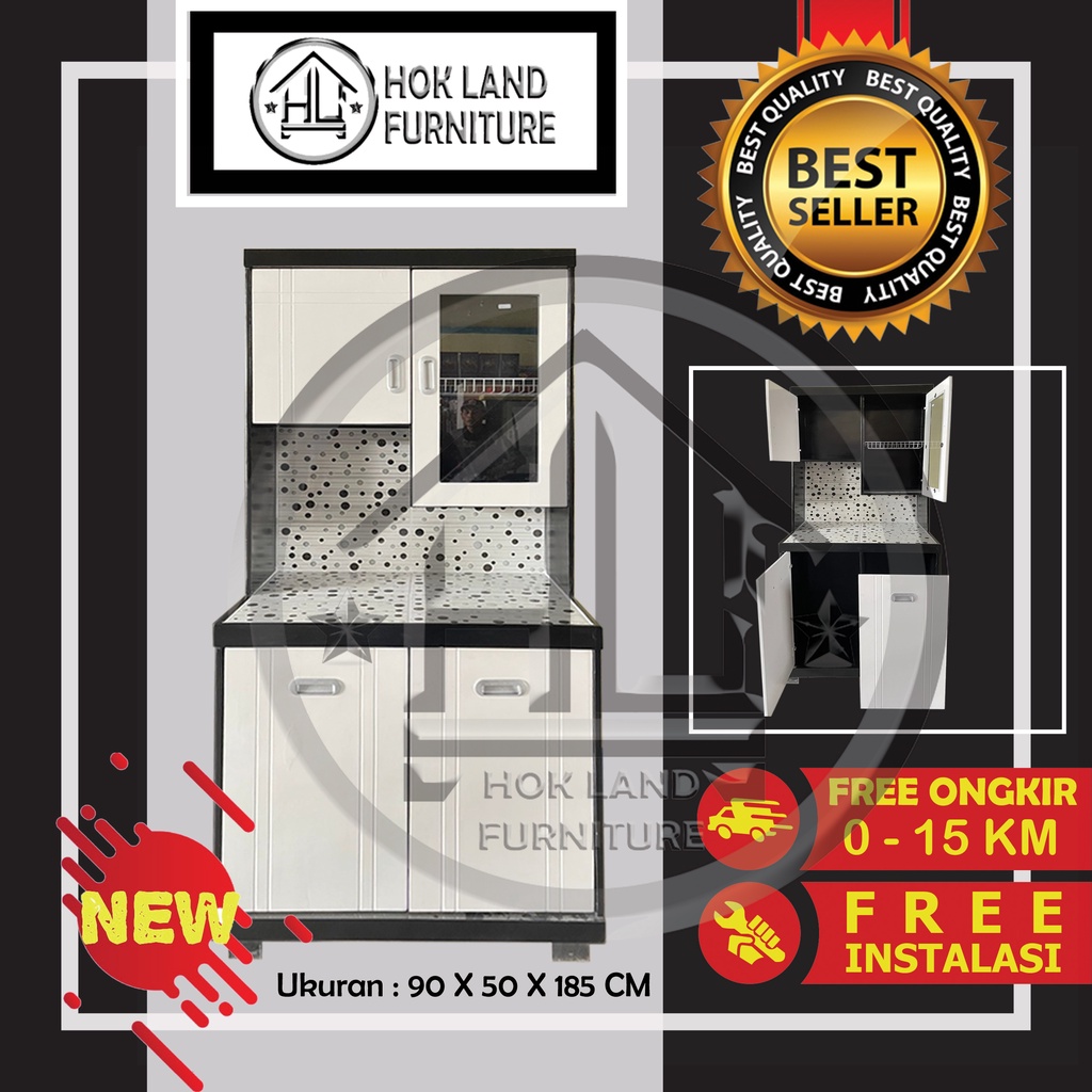 Lemari sayur 2 pintu lemari rak piring dapur minimalis / Lemari Sayur 2 Pintu Kayu Multiplek / LS82