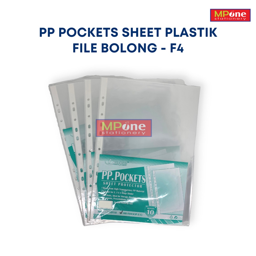 

Plastik PP Pockets / Plastik PP Pockets F4 / Plastik File Bolong