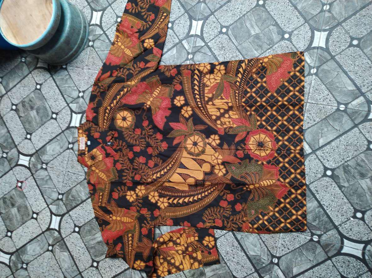 [ Bisa Cod ] Batik Pria Slimfit Lengan Panjang Premium Modern Kantoran Kemeja Batik Cowok Terbaru