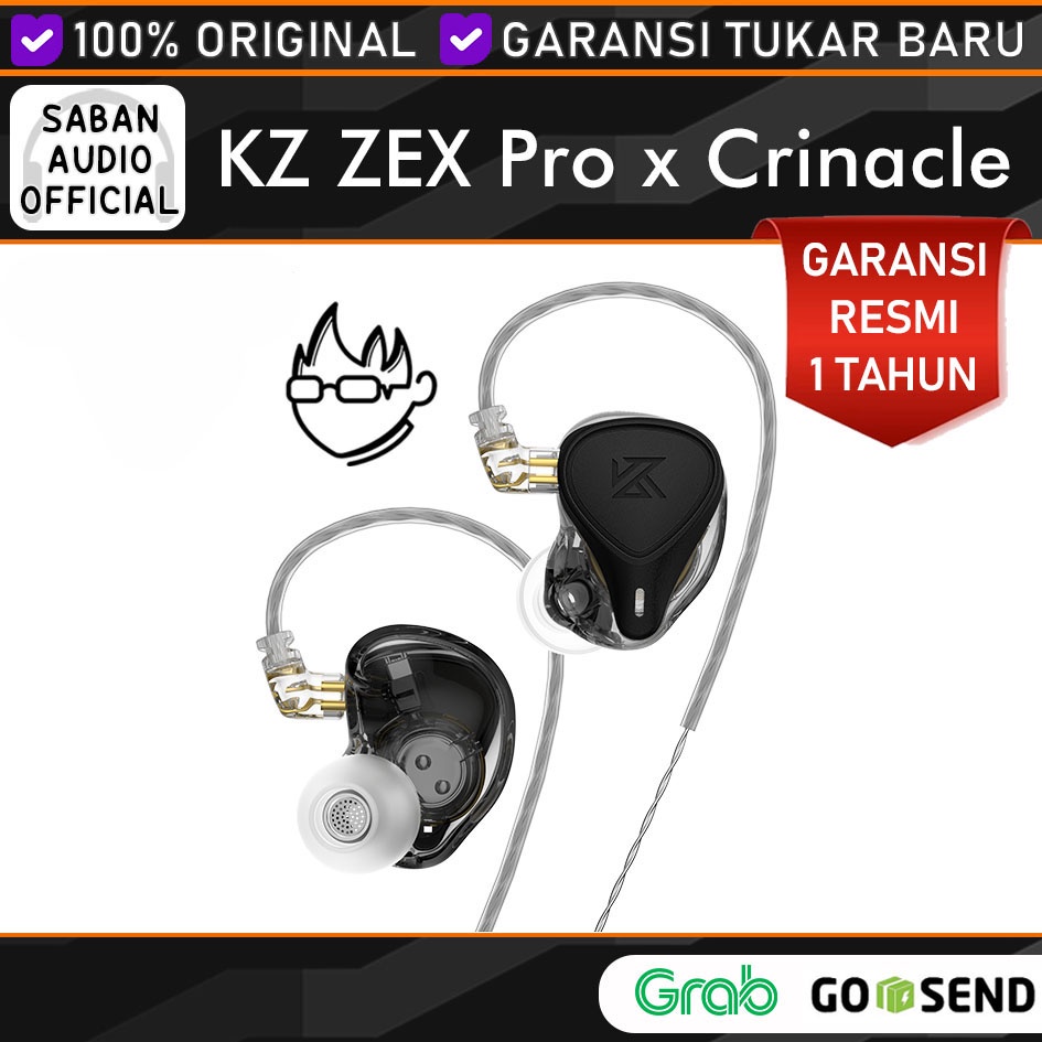 Jual Kz Zex Pro Crn X Crinacle In Ear Monitor Hybrid Technology Earphone Alternative Cca Cra Kz