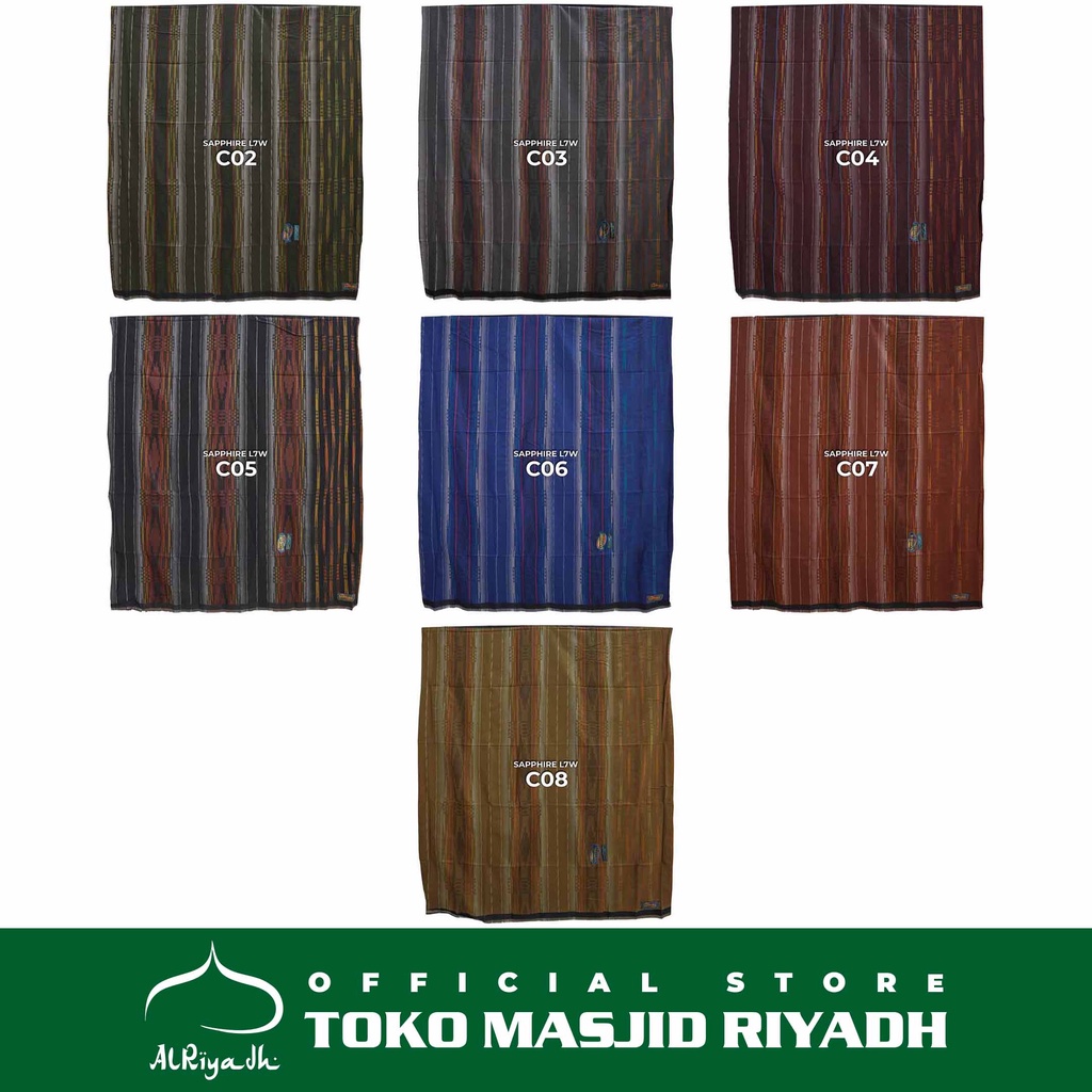 Sarung Sapphire Motif L7W Lilin 7 Warna