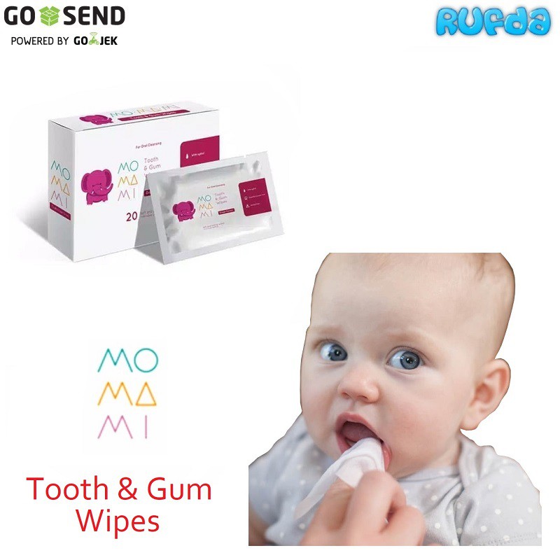 MoMaMi Tooth Gum Wipes Tisu Pembersih Gigi Gusi Bayi