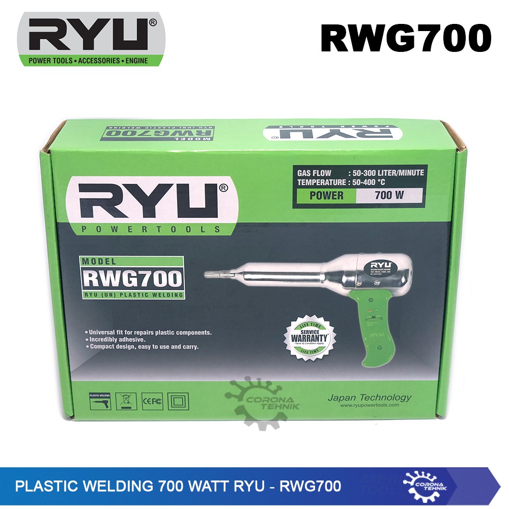 RWG700 - Plastic Welding Torch 700 Watt Ryu