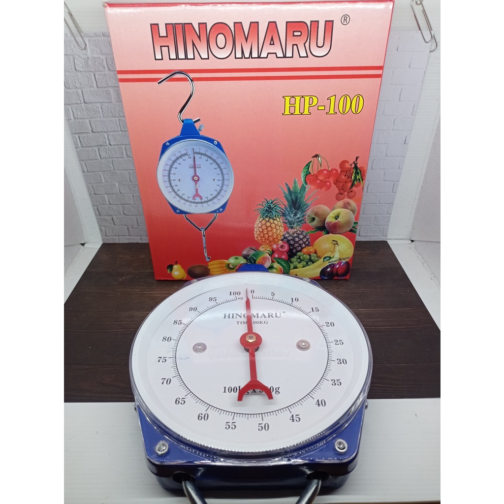 Timbangan Bulat Analog Gantung 100 kg Hinomaru