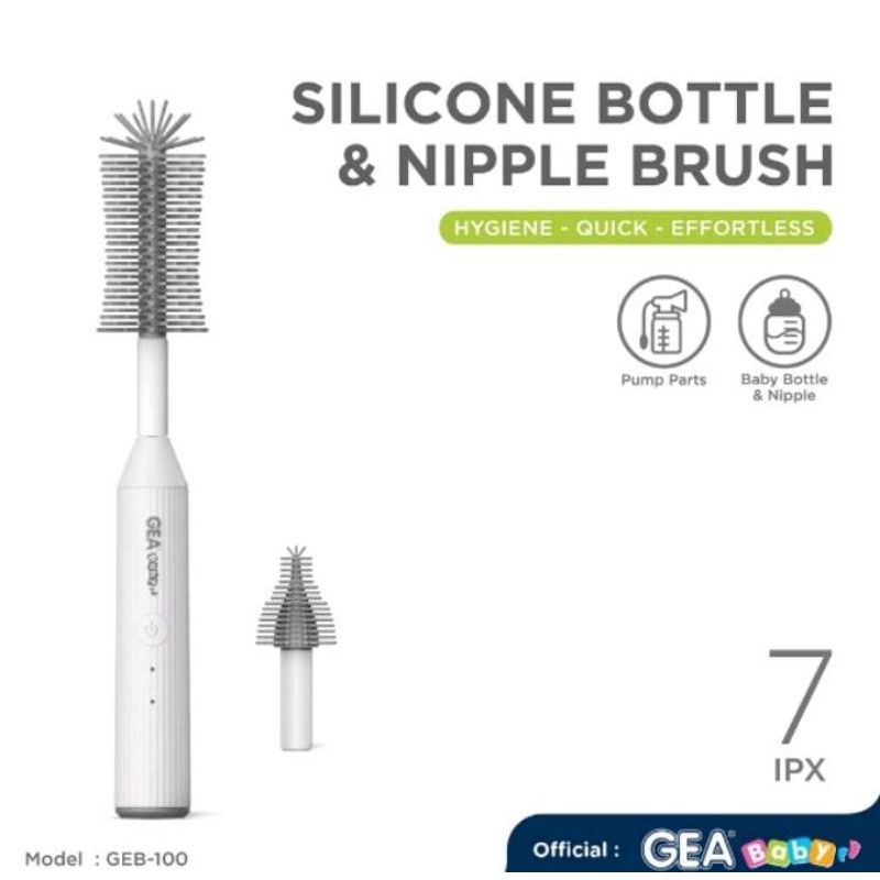 Gea Baby  Silicone Bottle &amp; Nippel Brush
