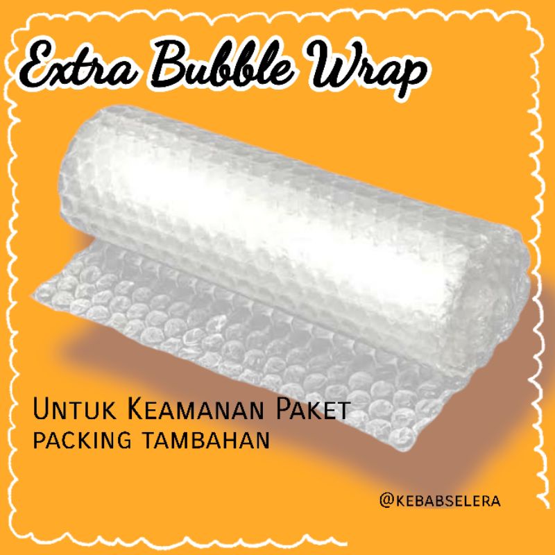 

Extra Bubble wrap buble wrap tambahan