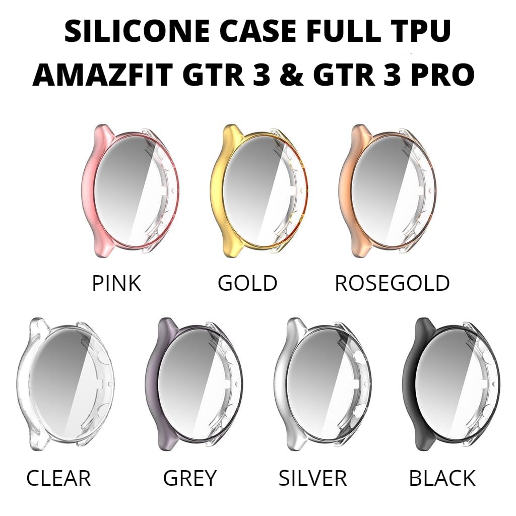 Silicone Case FULLAMAZFIT GTR 3 GTR3 PRO Protection TPU Cover pelindung