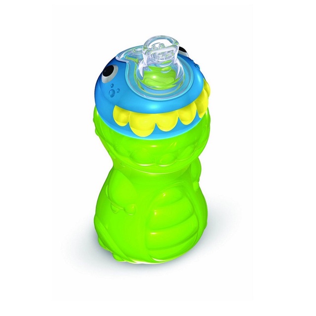 Nuby trainer sip monster 330ml - botol minum