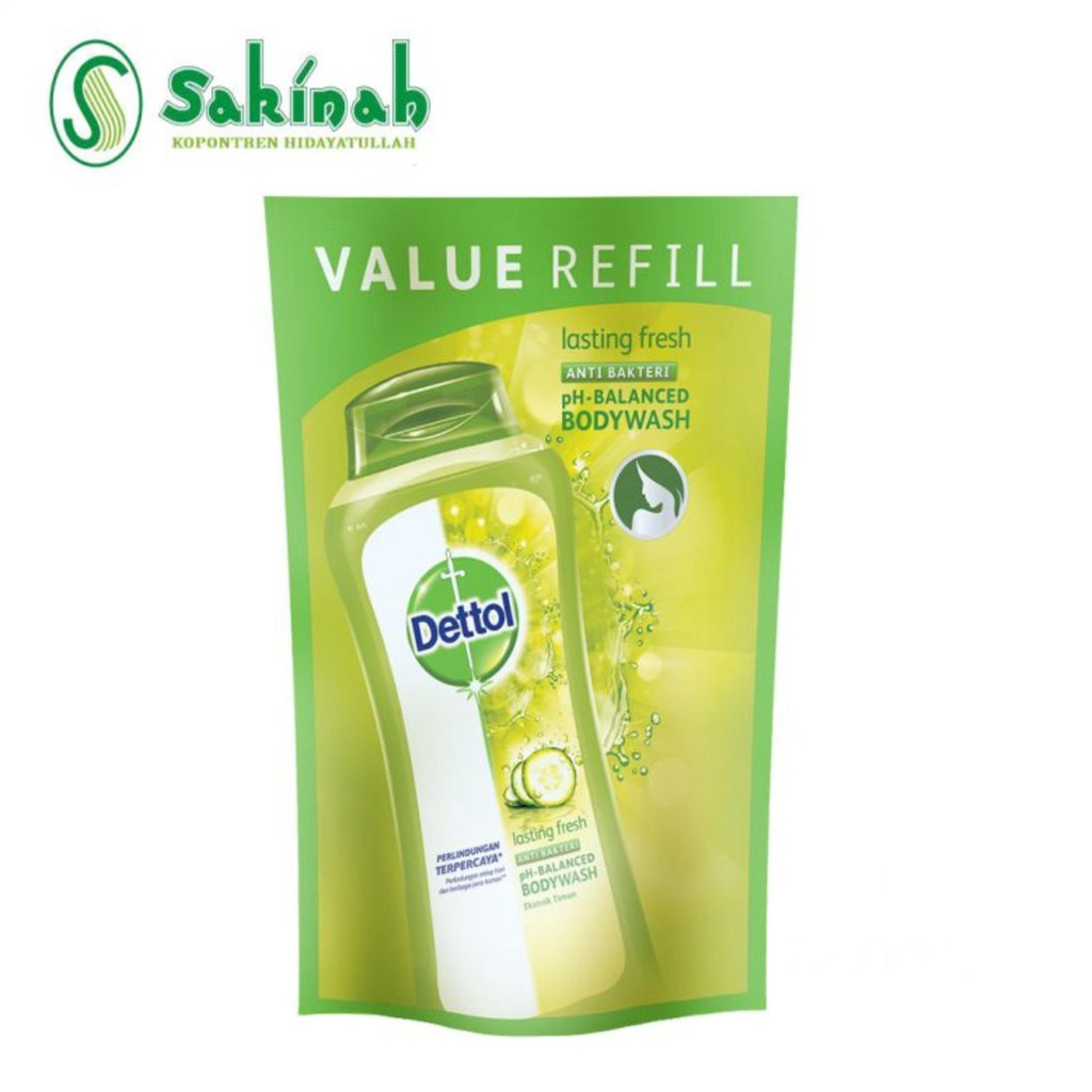 DETTOL BODY WASH LASTING 410ML SABUN MANDI CAIR