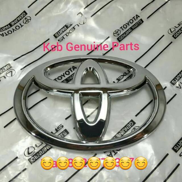 Emblem Logo Depan Toyota Calya Chrome Pengganti Garuda Model Ganti PNP