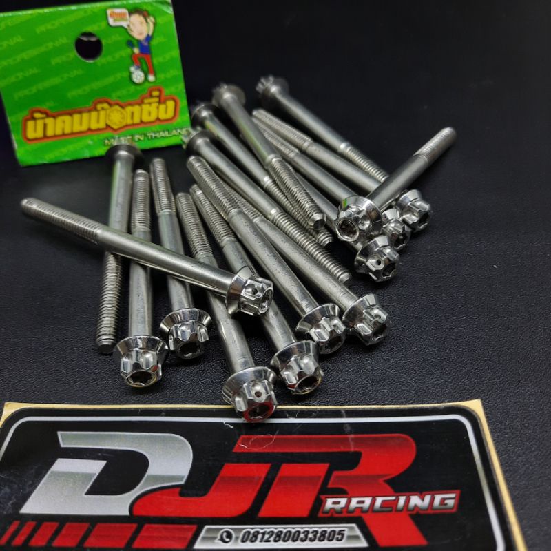 baut probolt hard stainless new model 6x80 baut 10 panjang 8cm payu thailand