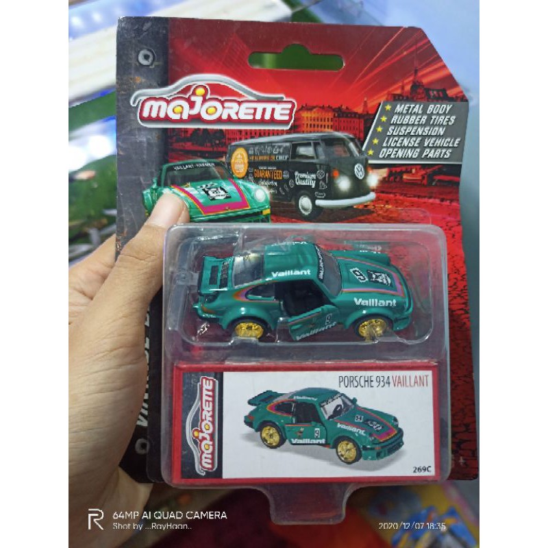 majorette vintage deluxe porsche 934 vaillant