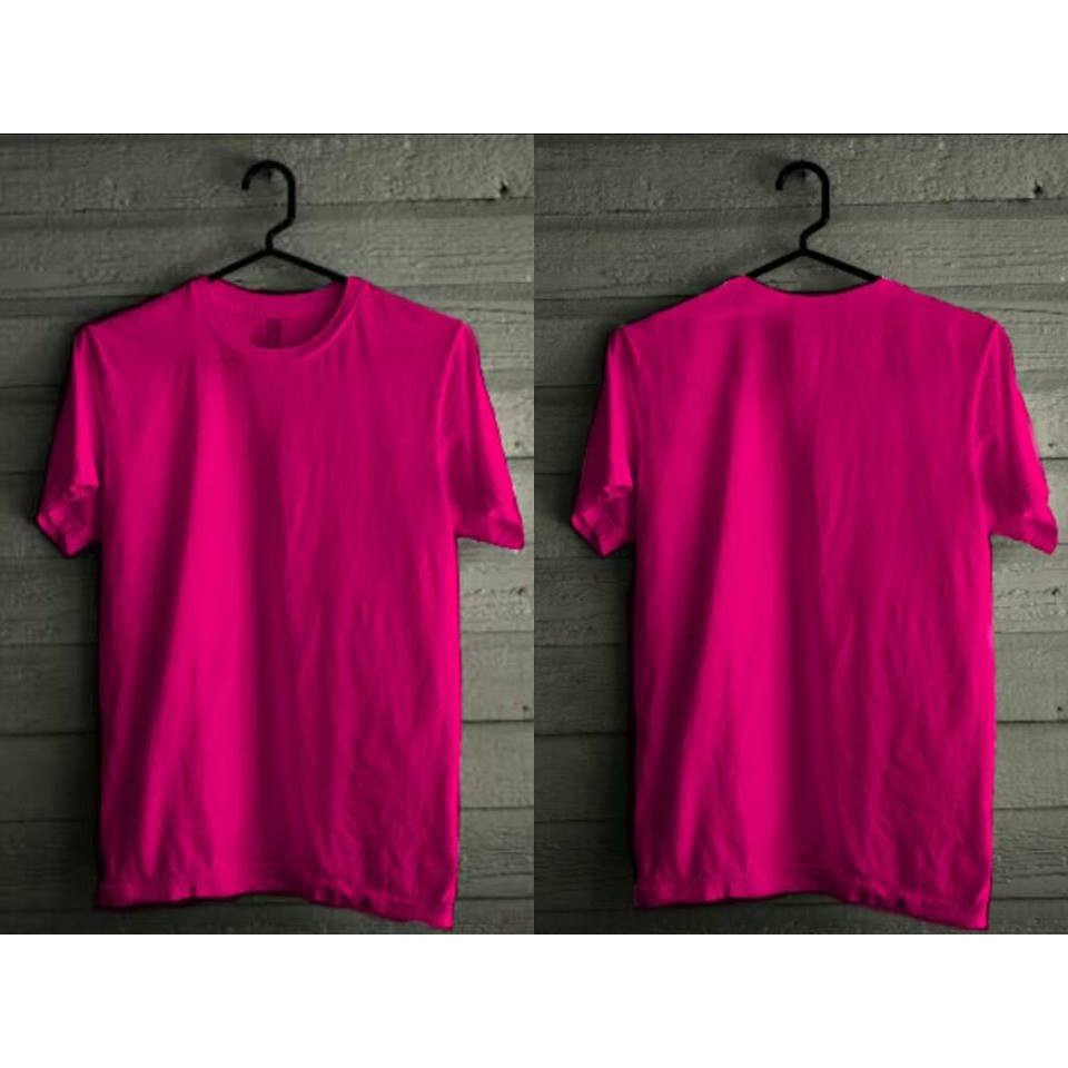 Kaos Polos Pink Fanta