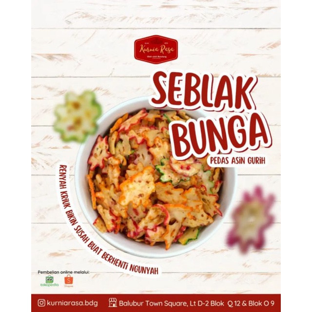 

KERUPUK SEBLAK BINTANG BANTAT PEDAS GURIH 250gr / SNACK KILOAN / KURNIA RASA