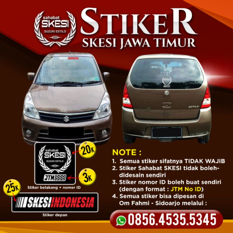 Stiker ID Skesi Jatim Resmi