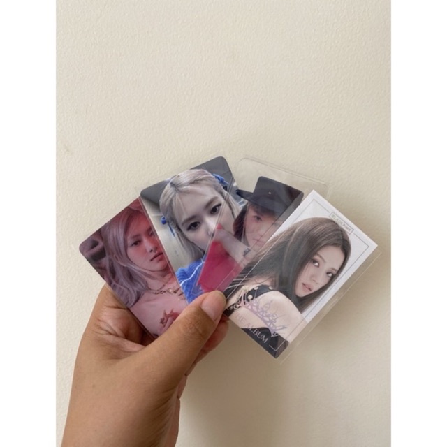 Photocard Blackpink Jisoo Rosé & Red Velvet Wendy Like Water