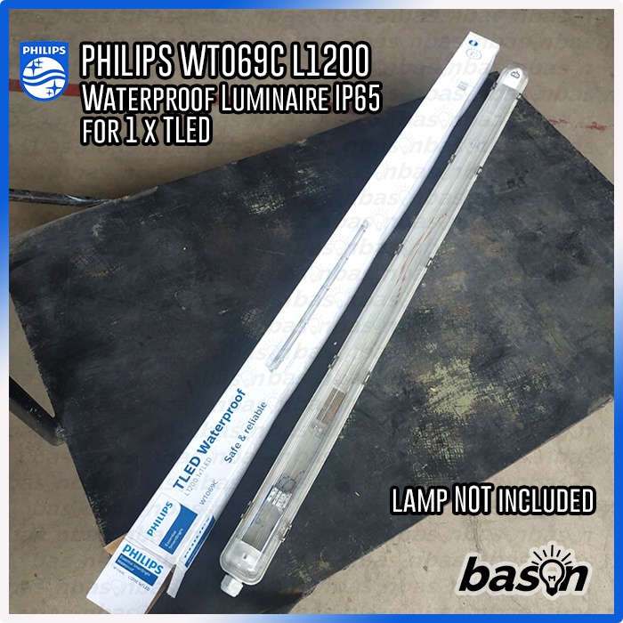 PHILIPS WT069C SE L1200 GM - Waterproof IP65 for TLED - tanpa lampu