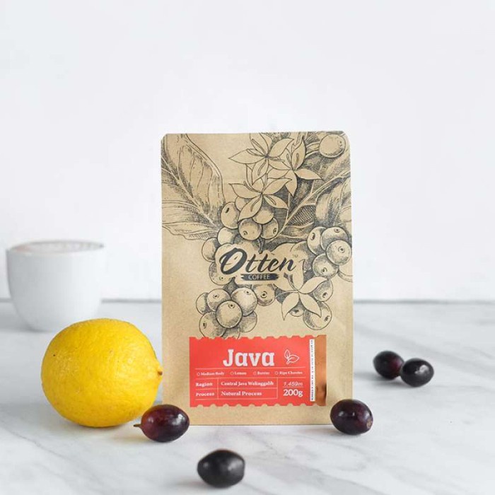 

H2J0U2J1U Java Welinggalih Natural Process 200G Kopi Arabica - Wholebean HyYj