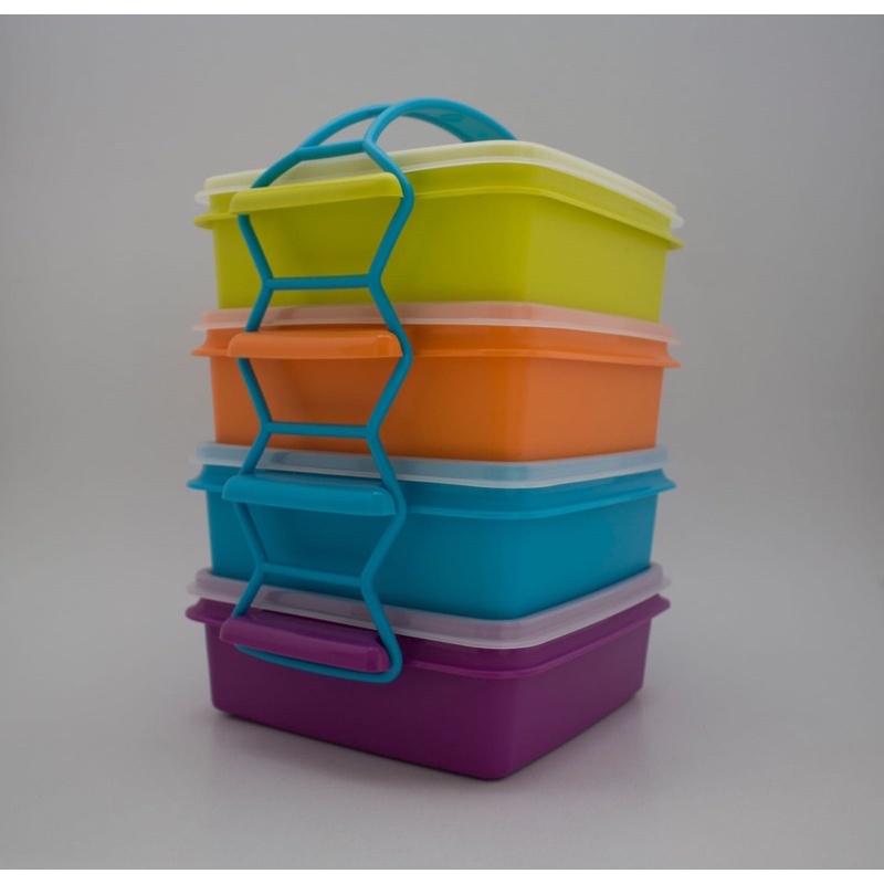 Carry All Set Tupperware Rantang Susun 4 Tingkat Terlaris