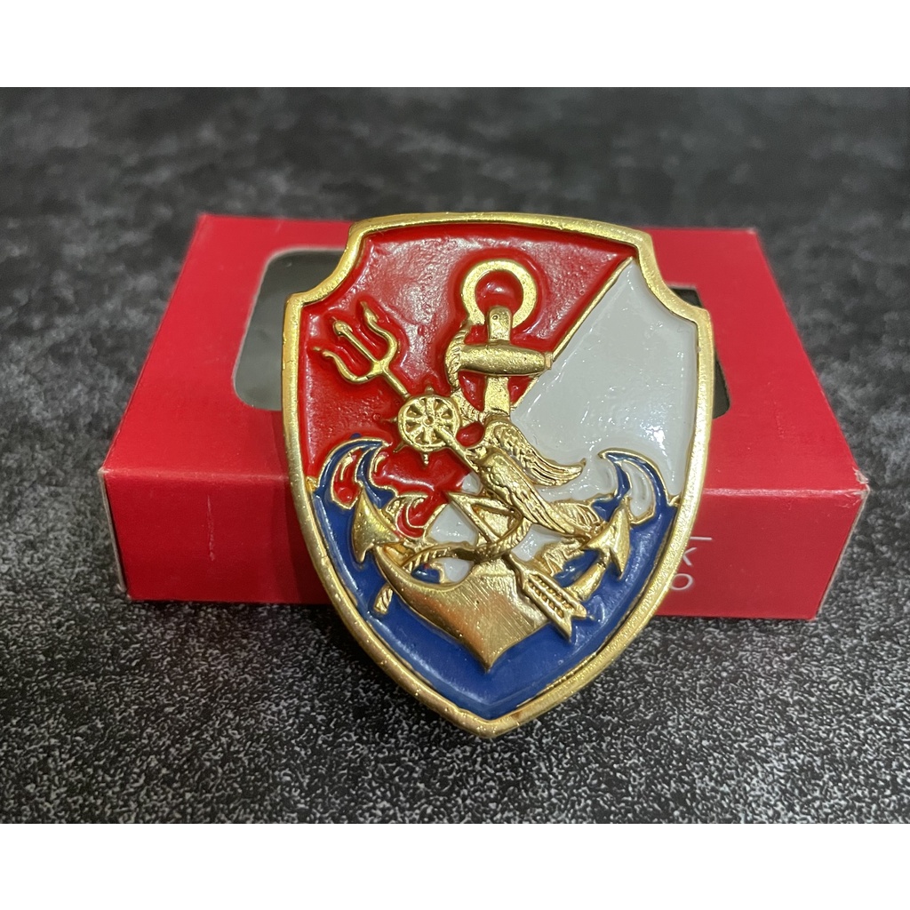 Emblem TNI AL Trisula - Emblem Baret TNI AL Cor