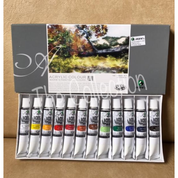 

Terbaru! Atk0297Mr 12 Warna Maries Cat Acrylic Akrilik Colour 12Ml 812B Terpercaya